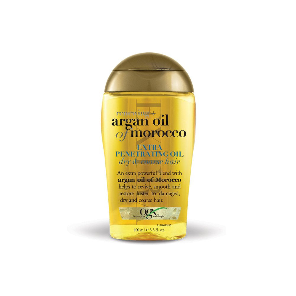 Moroccan Argan renewing plus Penetrating Dry and Coarse Hair Oil, 3.3 Oz